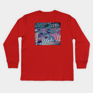 Mind Maze Kids Long Sleeve T-Shirt